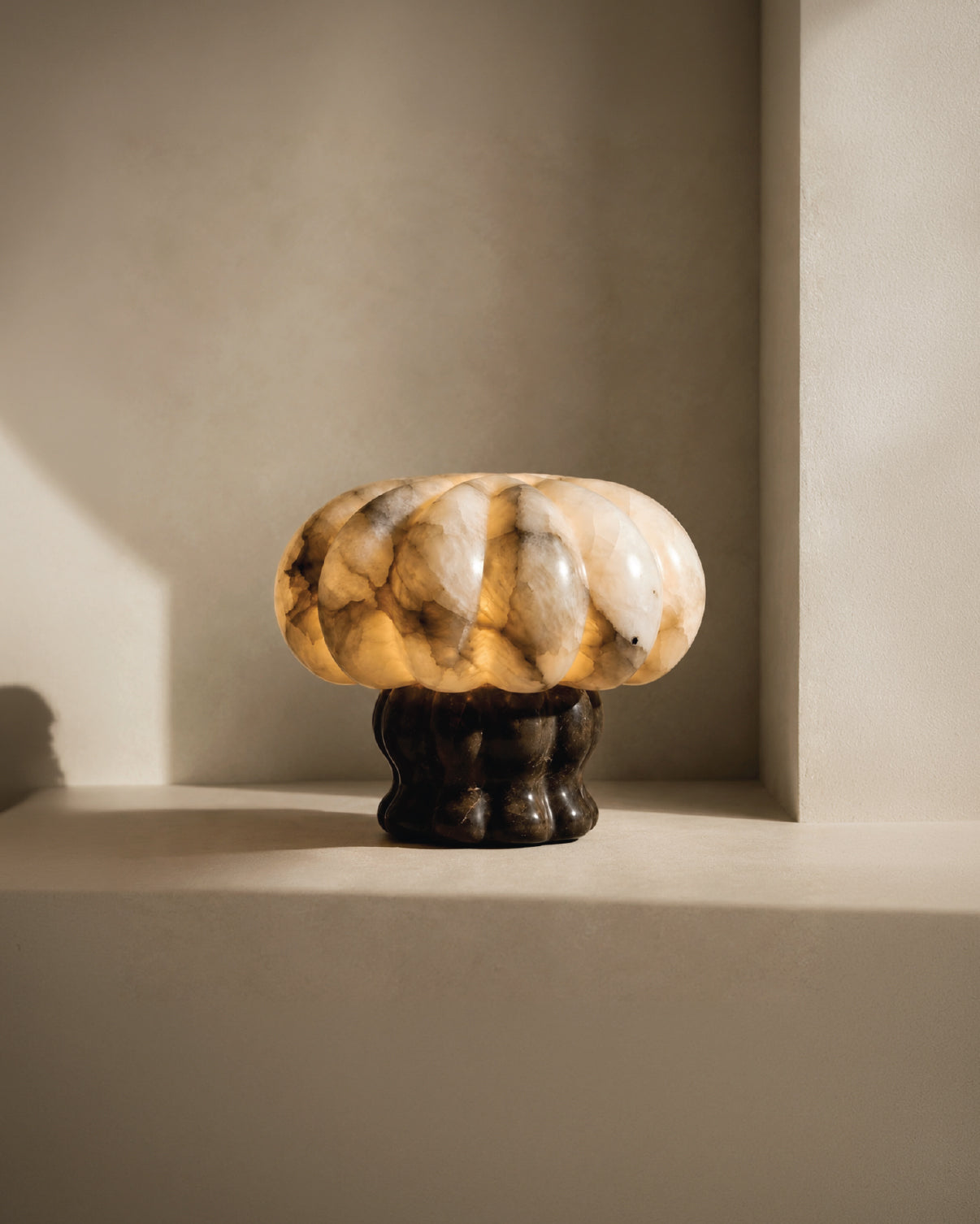 Warm ambient glow from Blobo Table Lamp