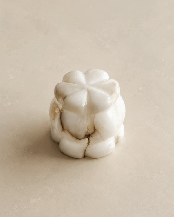 Lira Table Lamp showing layered sculptural form