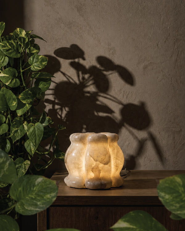 Warm ambient glow from Lira Table Lamp