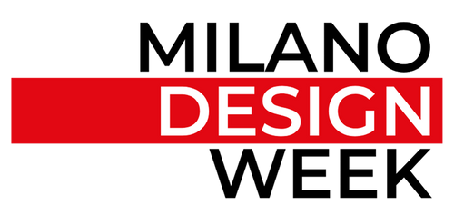 Milan Design Week logo displayed in Mugen press mentions section on website