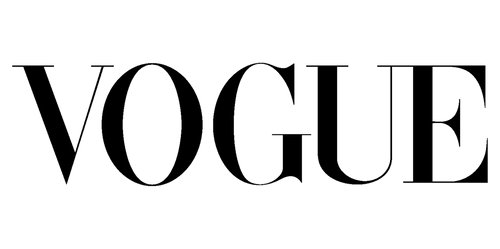 Vogue logo used on Mugen website for editorial or press reference