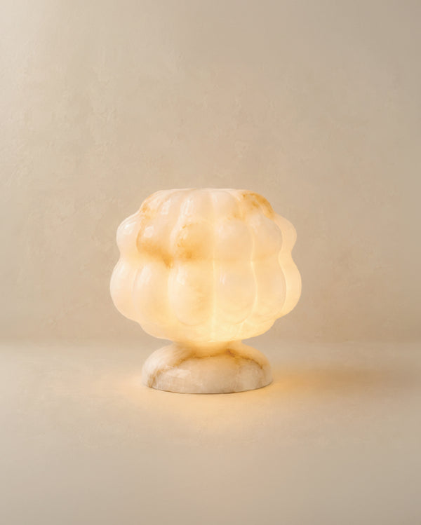 Rui table lamp casting warm ambient glow