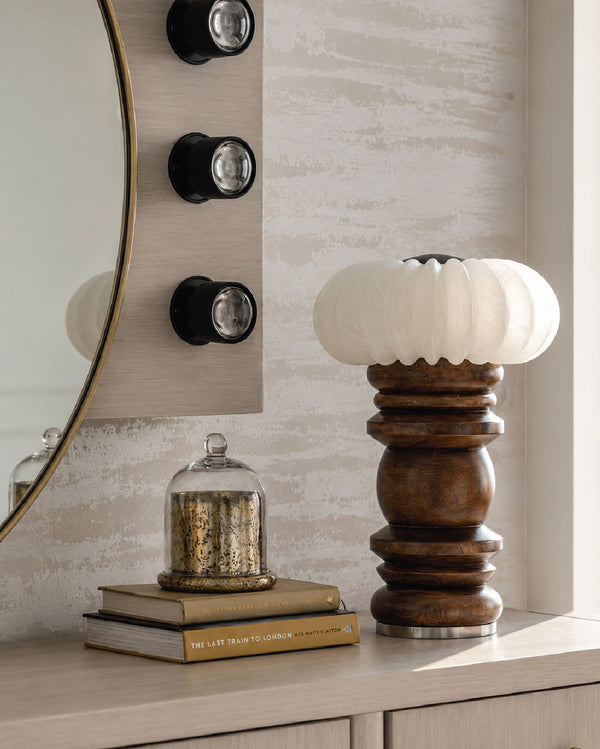 Shai Table Lamp styled within a contemporary interior