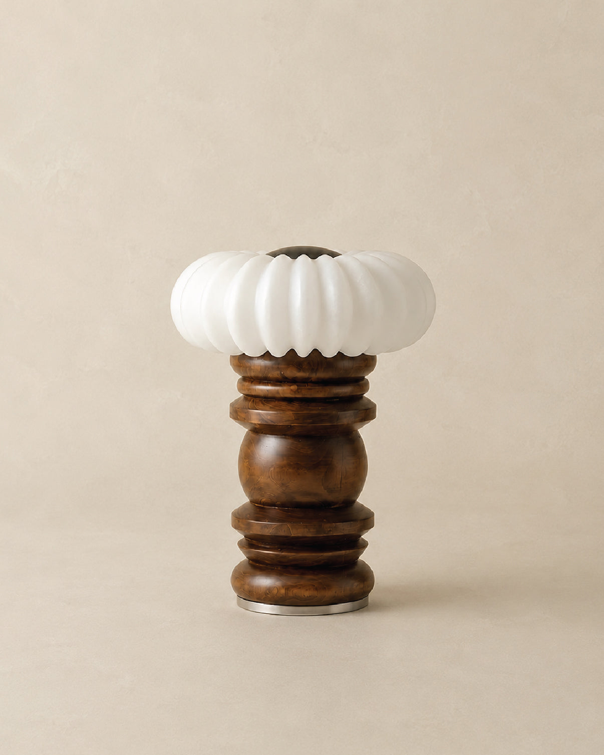 SHAI alabaster table lamp front view