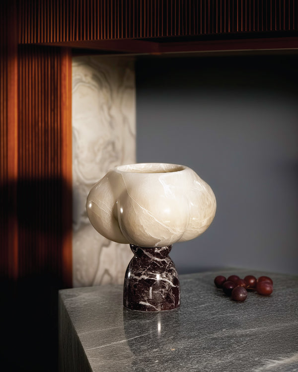 SHAMS table lamp in sculptural editorial setting