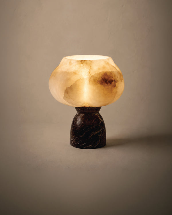 SHAMS table lamp placed within modern architectural setting