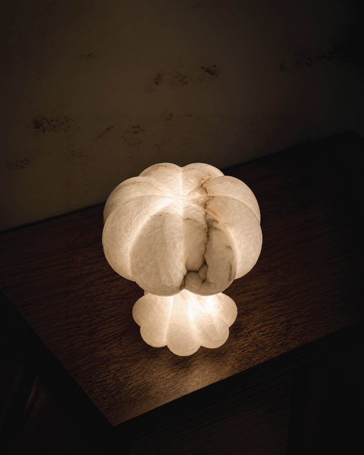 Warm ambient glow from Volka Table Lamp